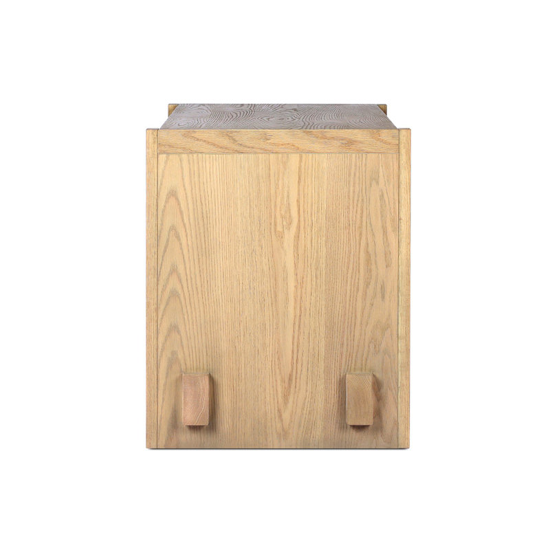 Aramis 2 - Drawer Nightstand, Sandy Oak Resawn