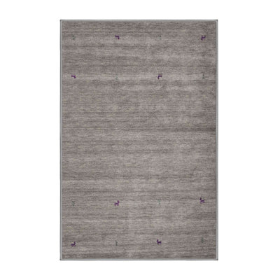 Tapis gris foncé Anneke