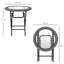 Round 68Cm L Outdoor Table