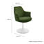 Fauteuil pivotant en velours Lippa Performance-105239667-105239672
