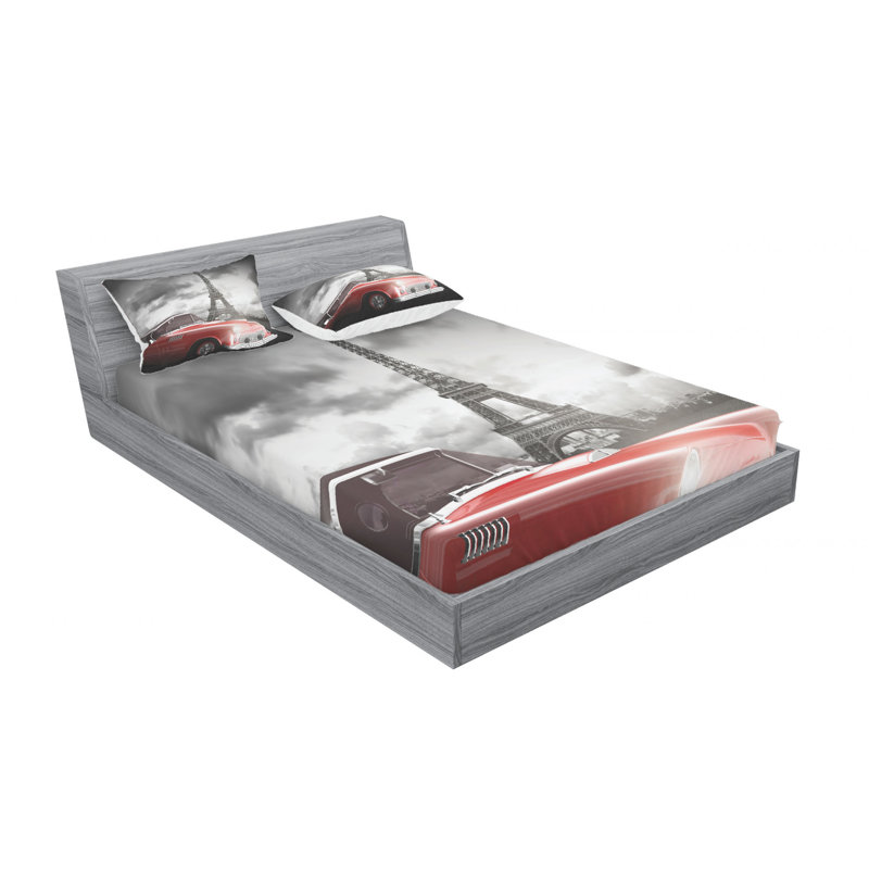 Microfiber Sheet Set, Full Sheet Set with Fitted Sheet