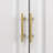 Wardrobe Set With Top Cabinet And Corner Unit, 2-Door, 98.4" Wide