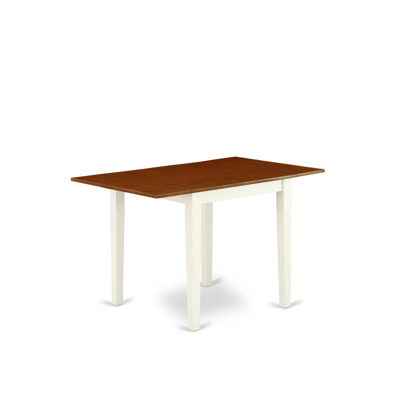 Table de salle à manger Norden, Babeurre, Cerise