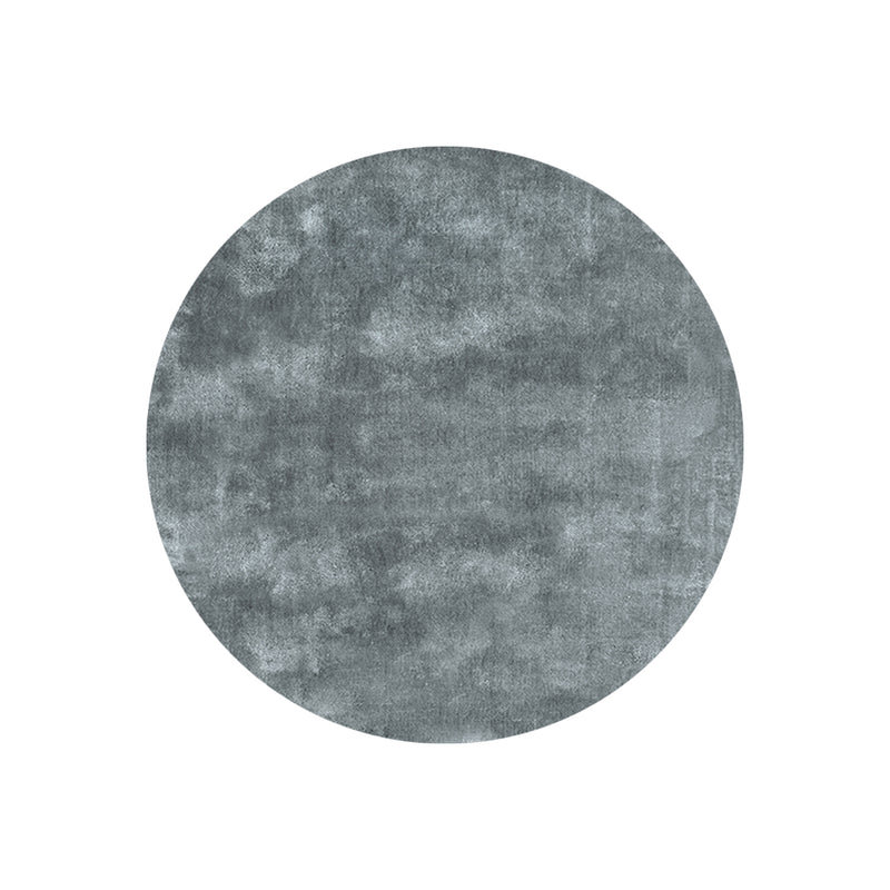Ground Control Area Rug in Gray, Round 4'11"