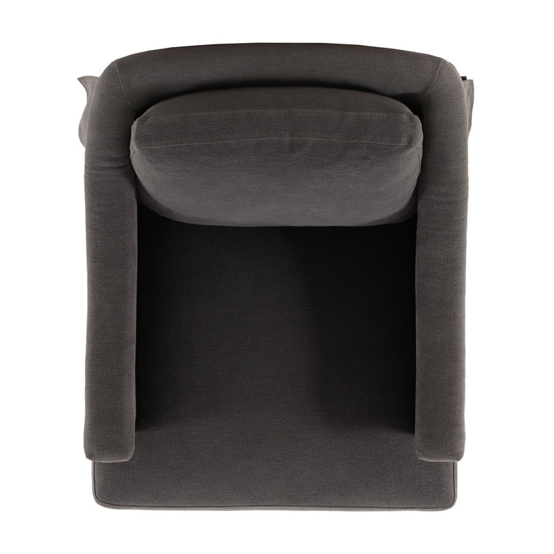 Joplin Linen Armchair, Broadway Denim
