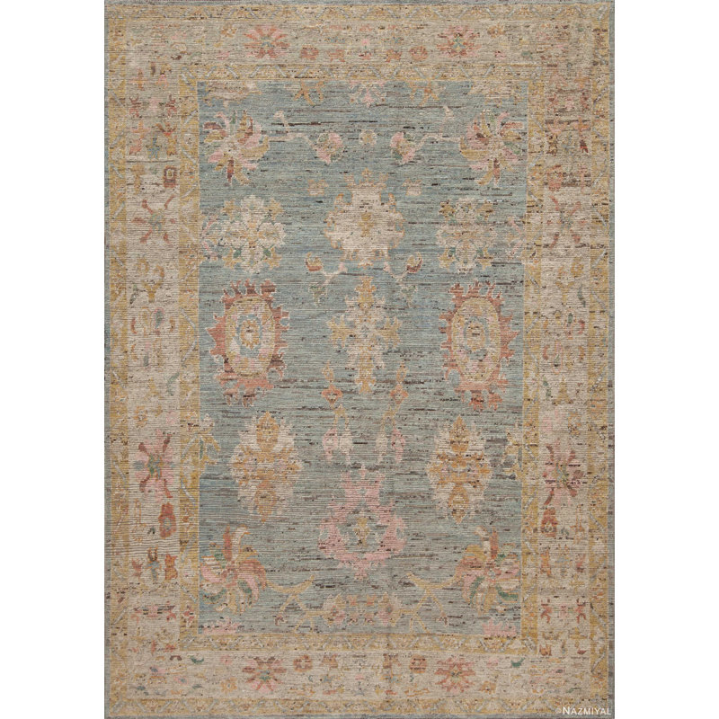 Tapis turc moderne de conception unique Oushak