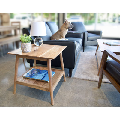 Offerman Solid Wood End Table