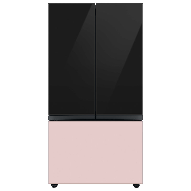 Samsung 24 cu. ft. Smart Bespoke 3-Door French-Door Refrigerator with Customizable Panel Colors and AutoFill Water Pitcher in Custom Panel-Ready