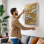 Golden Sky Minimalist - Wrapped Canvas-301036227-301036287