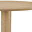 Dining Table Astro Natural Oak Veneer Bronze Finish - Stand-620782314
