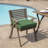 ARDEN Foam Outdoor Seat Cushions, 19 x 19, Premium High-Density Foam, Never Flattens, Weather-Proof for Outdoor Chairs Bright Moss Green Leala-1190040410