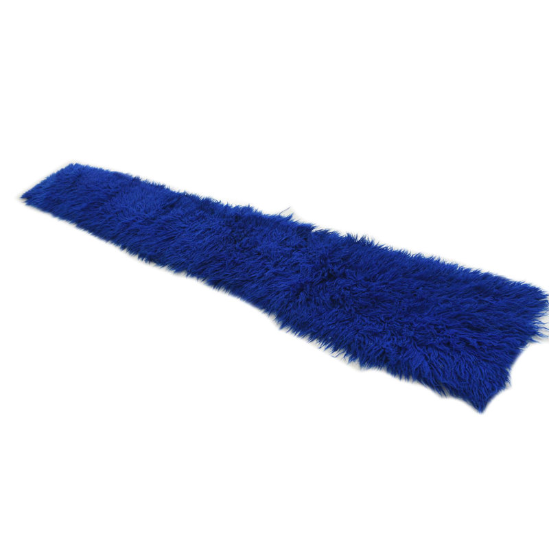Tapis de couloir bleu Aabha