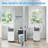 Cowsar 8,000 BTU Portable Air Conditioners for Room with Drainage-free Cooling, 4 in 1 Portable AC Units with Cool, Fan, Dehumidifier, Sleep, 24H Timer/Remote/Window Kits-126108387
