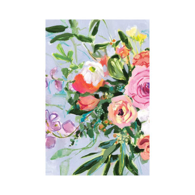 «Mottled Flora I» par Victoria Borges - peinture sur toile tendue