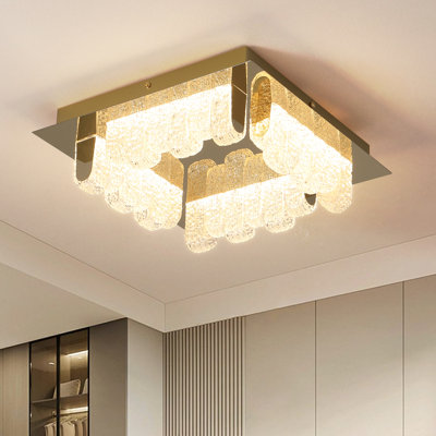 4 - Light 12.59" LED Flush Mount