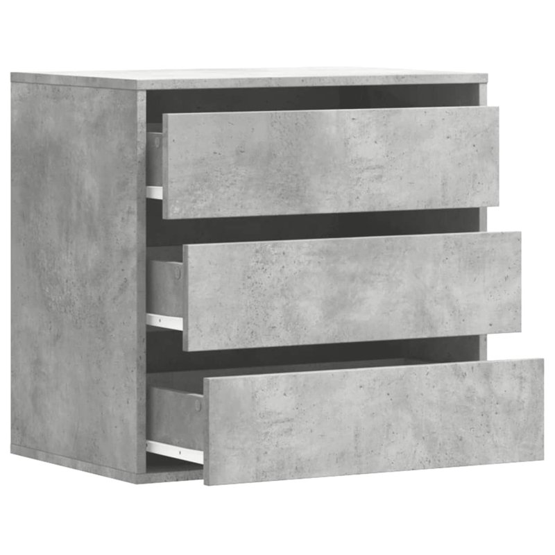 Asmarina Rectangle Accent Chest, 58cm H x 60cm W x 41cm D, Concrete Grey