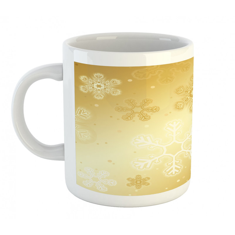 Grande tasse à café flocons