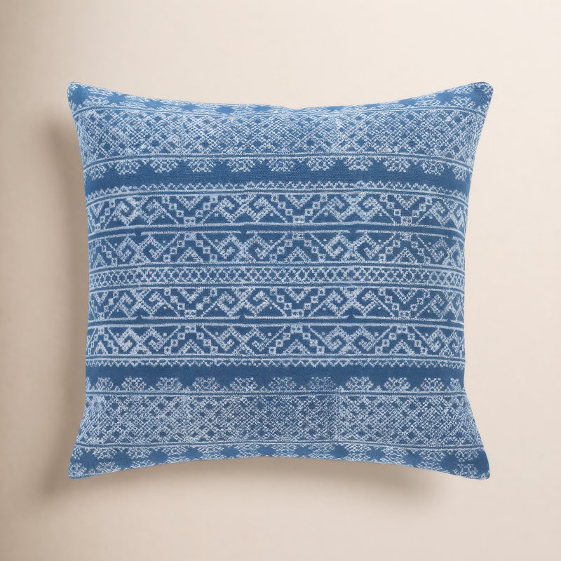 Carmela Geometric 22" Throw Pillow, No Fill