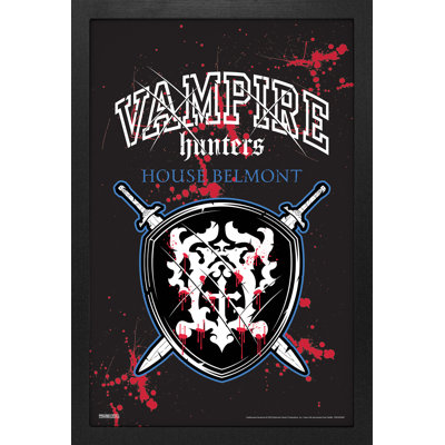 Castlevania: Nocturne - Vampire Hunter - House Belmont, reproduction encadrée 11 x 17