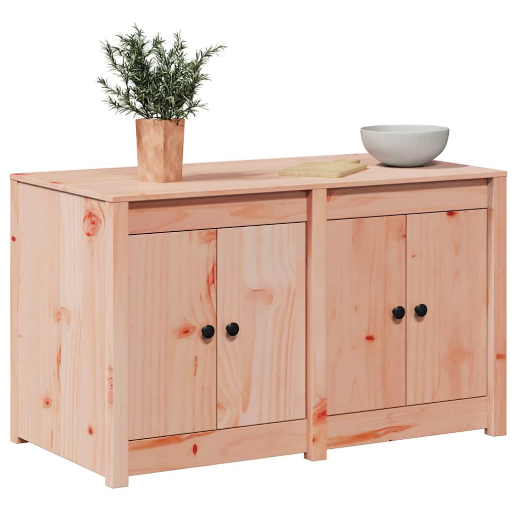 Vidaxl Kitchen Cabinet White 106 X 55 X 64 Cm Solid Pine Wood