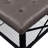 Tufted Faux Leather Like Upholstered Coffee Table