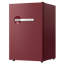 Frigidaire 4.5 Cu. Ft. Retro Compact Refrigerator with Chiller Compartment, Mini Fridge with Built-in Side Bottle Opener, Merlot-103090141