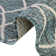 Teal Gitter Indoor/Outdoor Trellis Rug