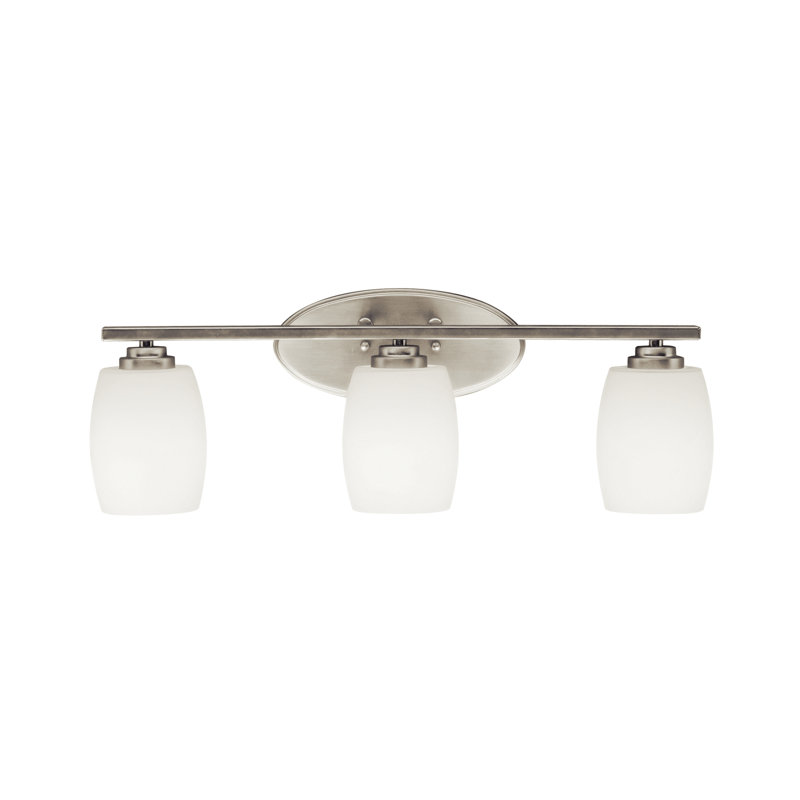 Esmont 3 - Light Dimmable Vanity Light, Brushed Nickel, Incandescent