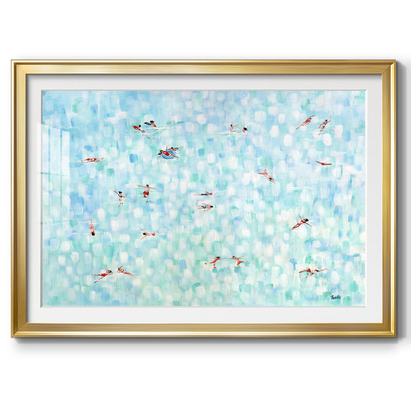 Endless Horizons, impression sur papier, H 30 po x l 44 po x P 1,5 po, Or