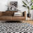 Decca Geometric Handmade Tufted Wool Black/Cream Area Rug-853204260