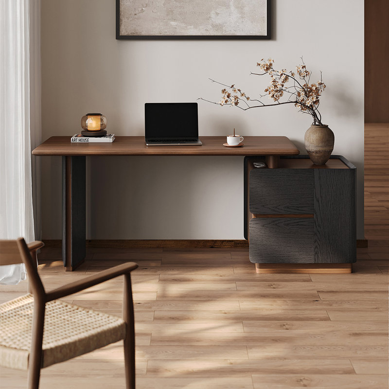 Bureau haut de gamme léger et luxueux, H 29,53 po x l 68,9 po x P 27,56 po