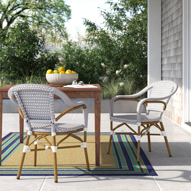 Chaise de patio Azier, Gris