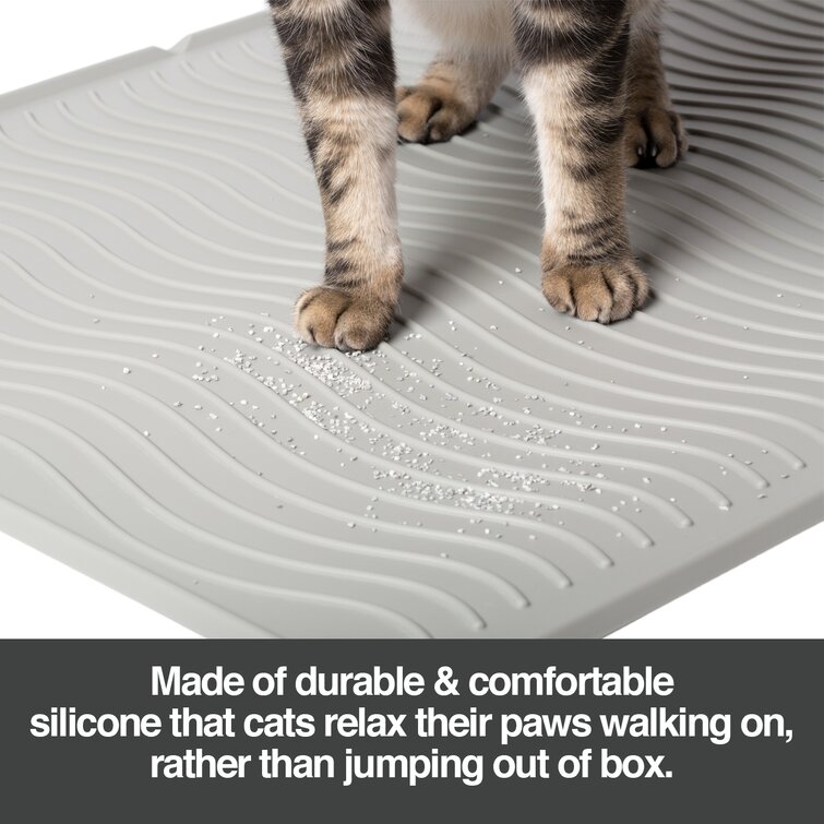 PetFusion Tough Grip Cat Litter Mat & Reviews