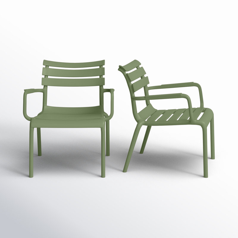 Ruta Paris Outdoor Club Chair, Olive Green