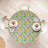 Ebern Designs Cartoon Fitted Round Tablecloth Multicolor