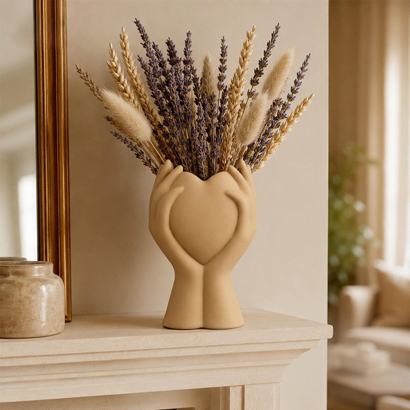 Petit vase moderne en céramique, Brown