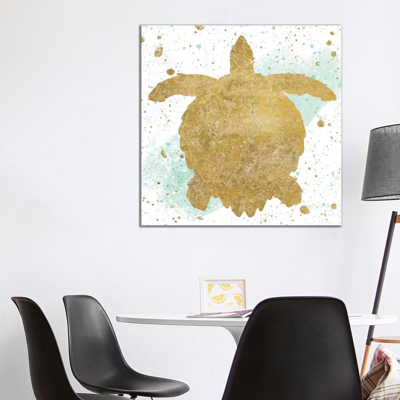 Sea Life Splash VI by Wild Apple Portfolio - Wrapped Canvas Painting, 93.98 cm H x 93.98 cm W x 1.91 cm D