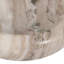 Bol élégant en marbre épais et incurvé pour comptoir de cuisine - Bol décoratif pour salon et décoration intérieure moderne - 20 cm, beige et ivoire
