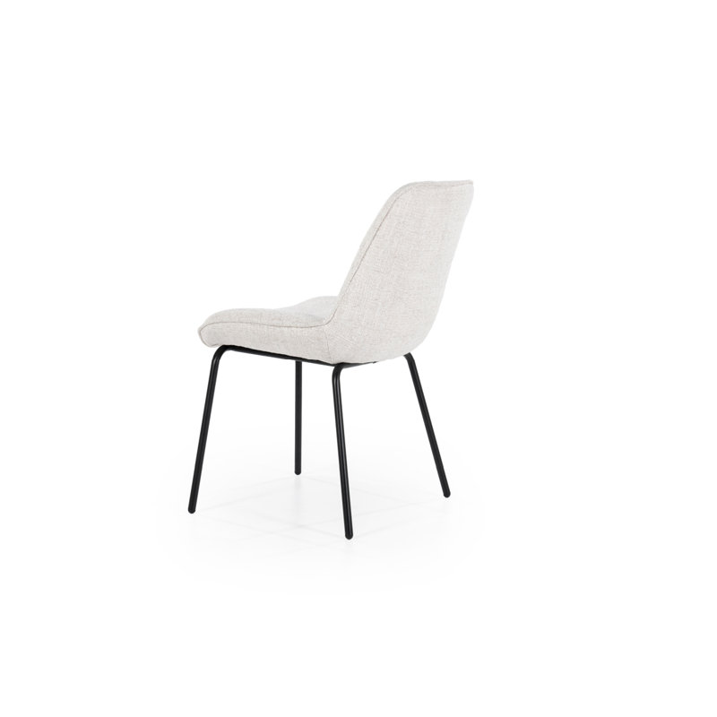 Dining Chair Upholstered Dining Chair, White