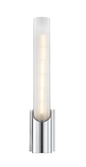 Pylon 1 Light LED Flush Mount, Polished Chrome