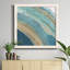«Made Blue Waves III» - Toile encadrée de qualité supérieure - prête à être accrochée-192655156-192655183