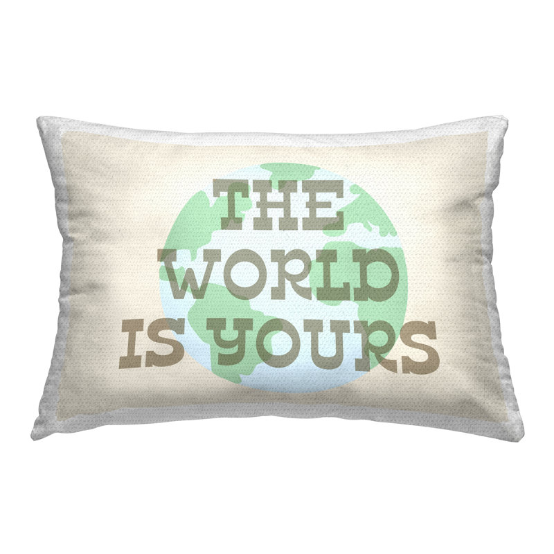 Coussin extérieur inspiré «World Inspiration» par Daphne Polselli