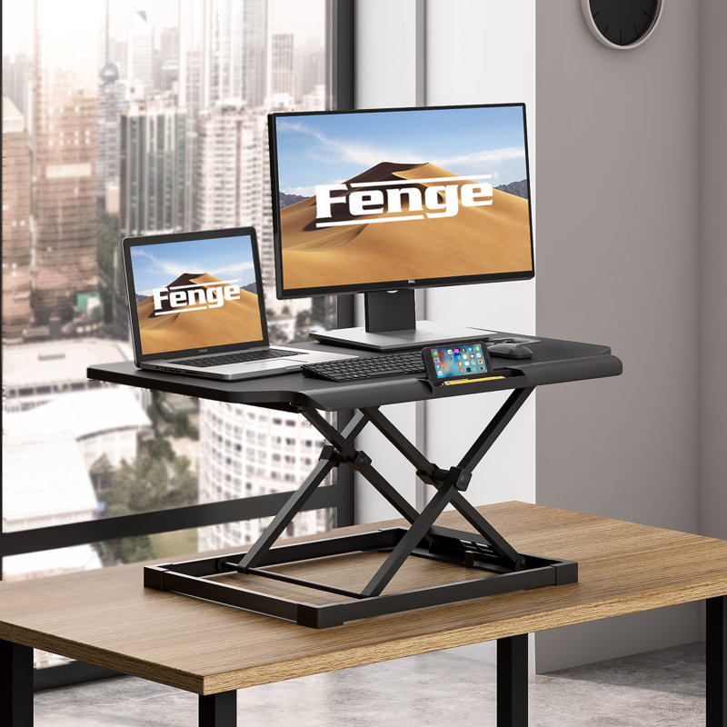 Bureau debout à hauteur ajustable