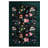 Karabag Multicolored Color Floral Design Carpet Machine Woven Polyester & Cotton Yarn Area Rugağ-93880414