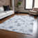 Machine Washable Indoor/Outdoor Christmas Snowflake Xhevrie Sky Rug