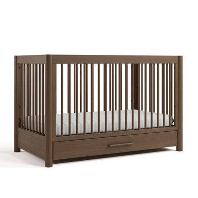 Lit de bébé convertible 5-en-1 Malta avec tiroir et garde-corps pour enfant Malta