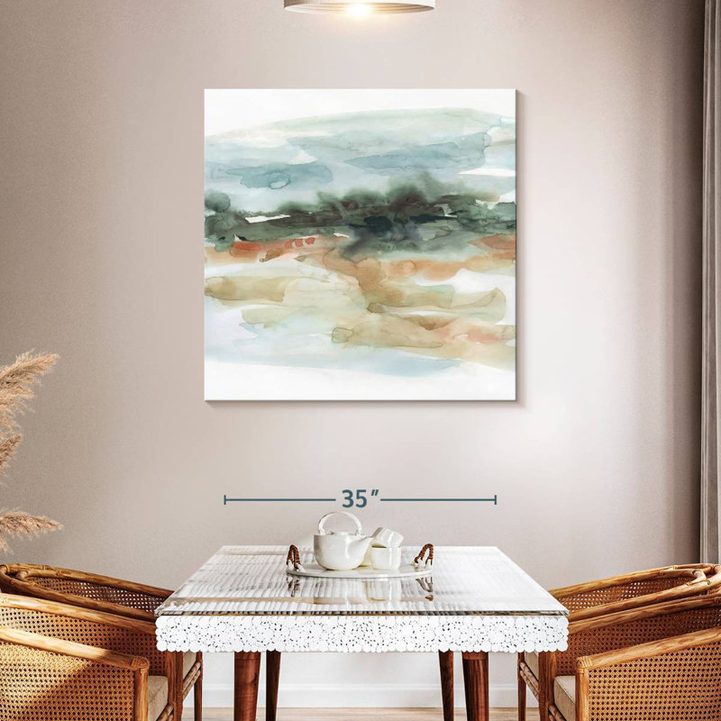 Rainwashed Landscape, 39" H x 39" W