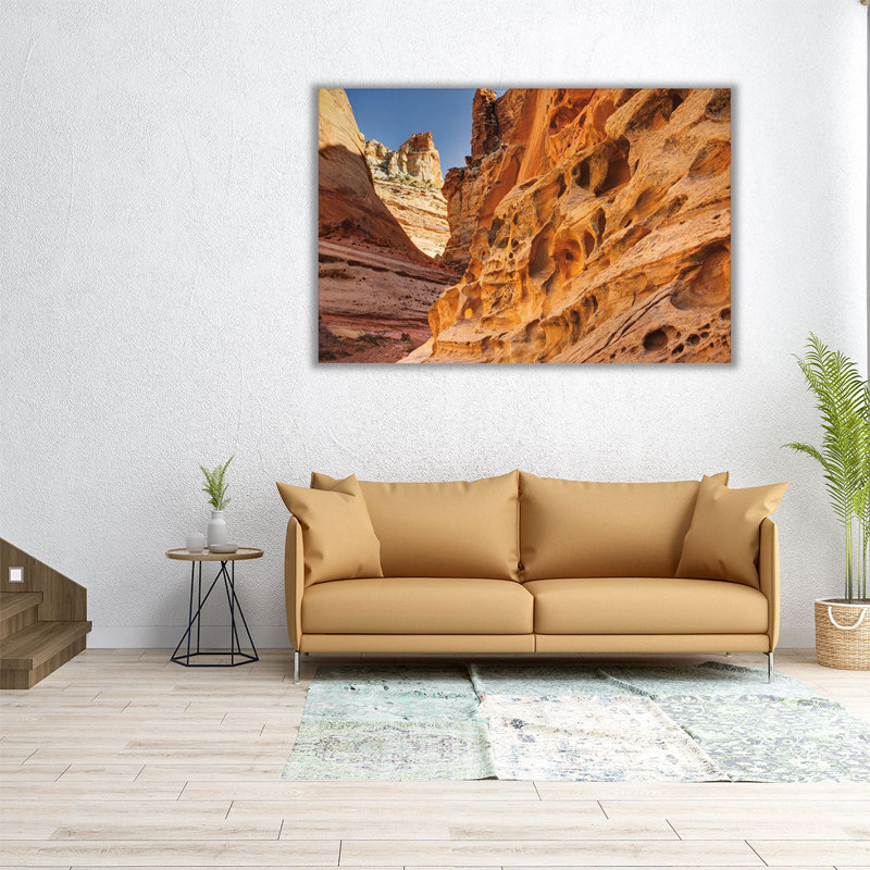 Crack Canyon I - reproduction d'art sur toile, H 20 po x l 30 po