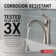 Arvo Single Hole Bathroom Faucet with Drain Assembly, Single Handle Bathroom Sink Faucet