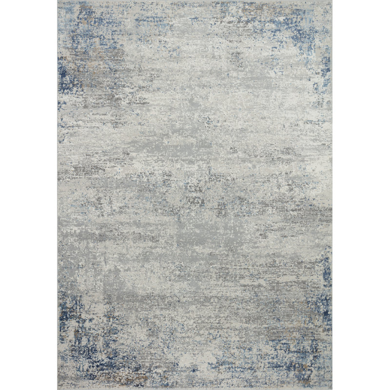 Pasargad Stella Gray/Blue Area Rug